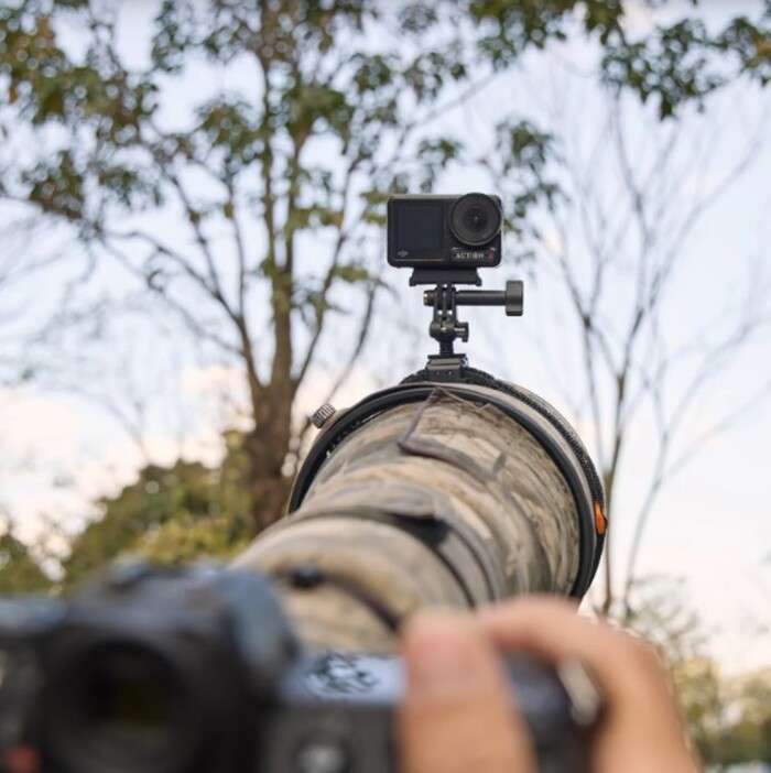 SmallRig 5711 Cold Shoe Mount with Hook and Loop Strap