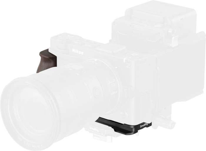 SmallRig 5906 L-Shaped Mount Plate with Wooden Handle for Nikon ZR