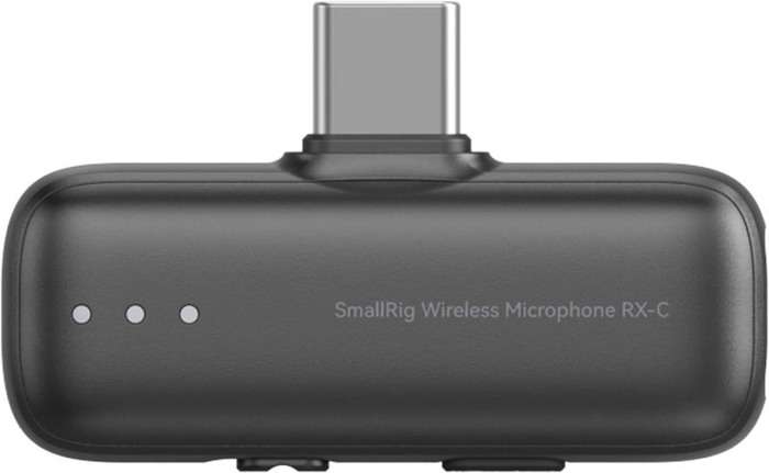 SmallRig  5717 S70-C2 Wireless Microphone with USB-C Adapter for Phones (Black) | 2 x bezdrátový mikrofon