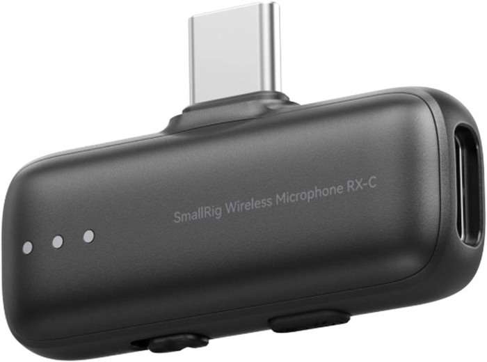 SmallRig  5717 S70-C2 Wireless Microphone with USB-C Adapter for Phones (Black) | 2 x bezdrátový mikrofon