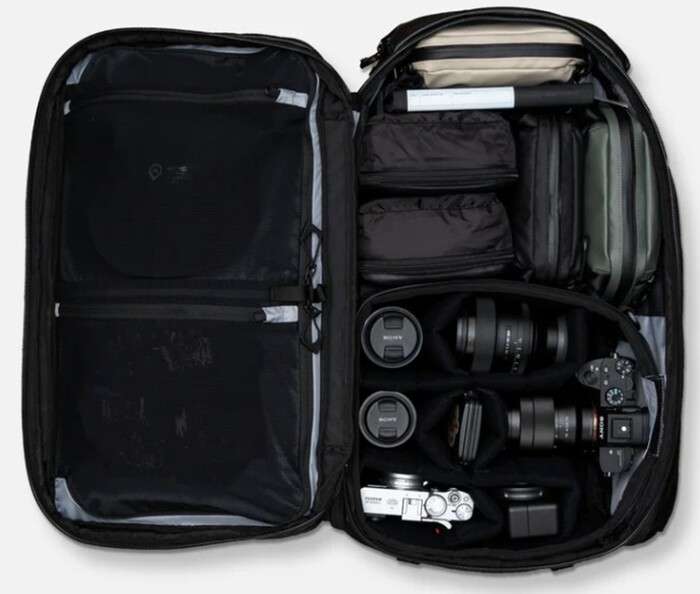 Wandrd Transit Travel Backpack Photo Bundle 45L Black | Foto batoh