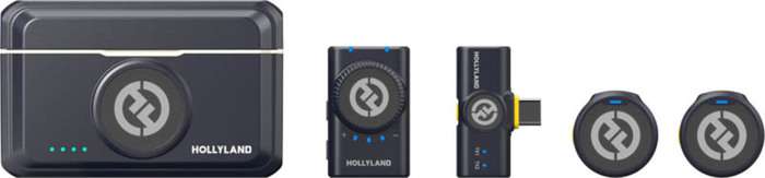 Hollyland LARK M2 Mini Combo with Camera RX + USB-C RX | 2-kanálový bezdrátový mikrofonní systém