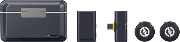 Hollyland LARK M2 Mini Combo with Camera RX + USB-C RX | 2-kanálový bezdrátový mikrofonní systém