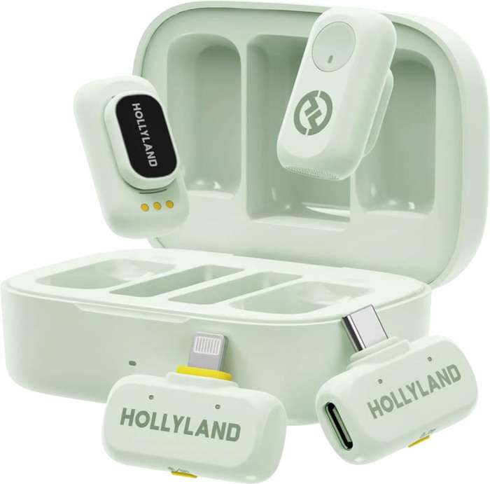 Hollyland  LARK A1 Combo Mint Green, with USB-C+ Lightning