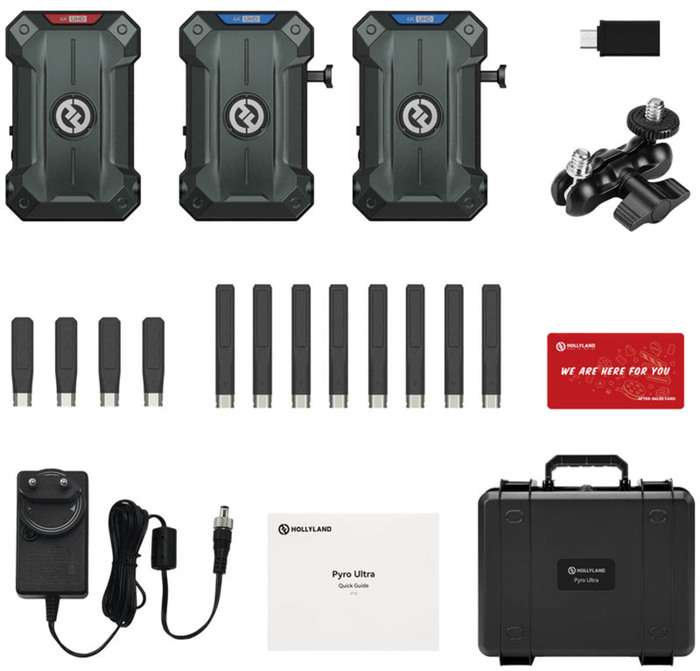 Hollyland Hollyland  Pyro Ultra 1TX & 2RX Wireless Video Transmission System | Bezdrátový systém pro přenos videa