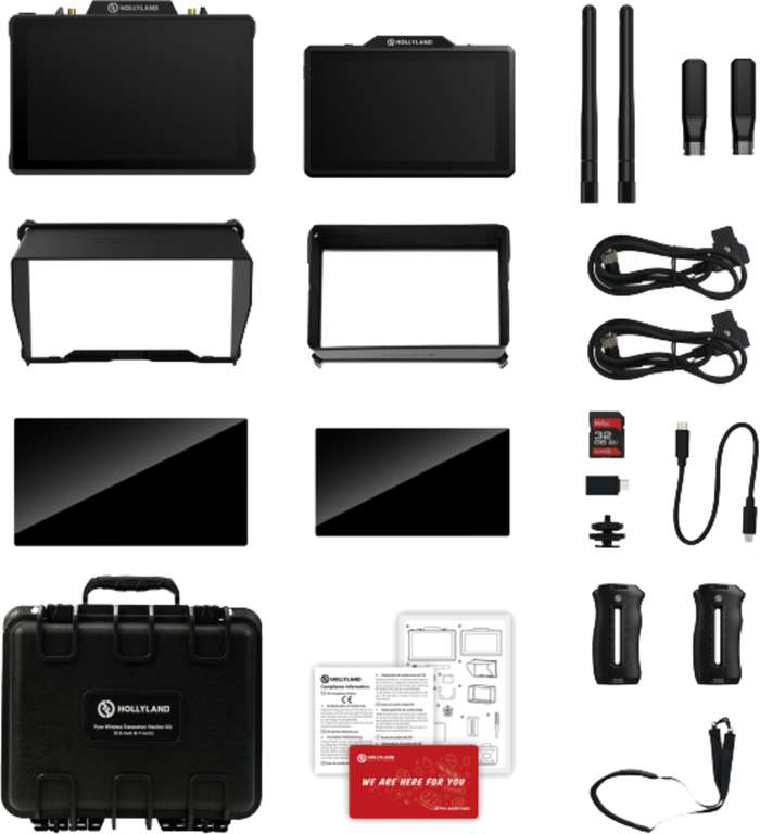 Hollyland Pyro 5 & 7 Wireless Transceiver Monitor Kit | Bezdrátová monitor sada s funkcí TR/RX
