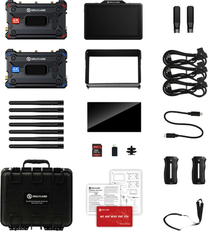 Hollyland Pyro 5 & S Video Transmission & Monitoring Kit | Bezdrátová monitor sada s funkcí TR/RX