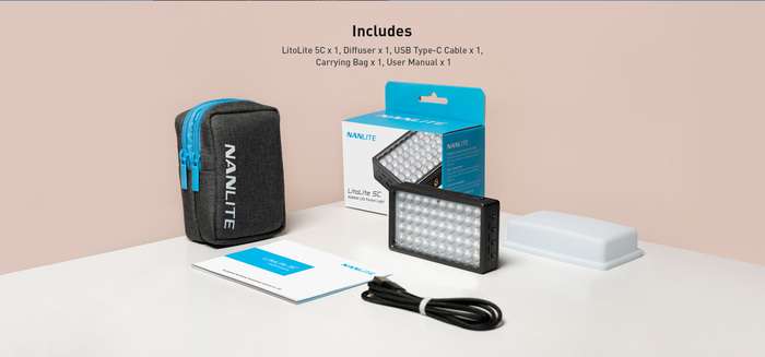 Nanlite LED světelný panel LitoLite 5C RGBWW