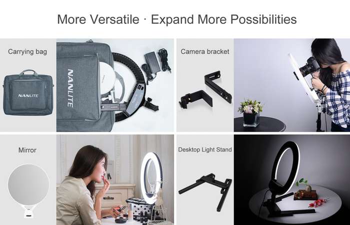 Nanlite Halo 14 LED kruhové světlo