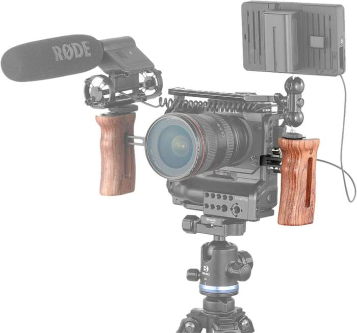 Smallrig 2093 Handle Wooden Universal Side | dřevěná boční rukojeť