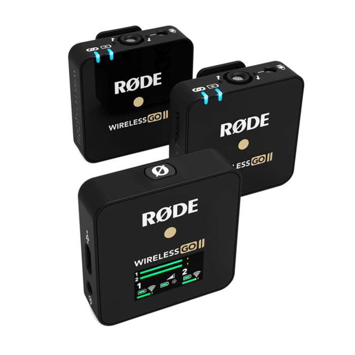 Rode Wireless GO II | 2x bezdrátový mikrofon |  záznam do dvou kanálu