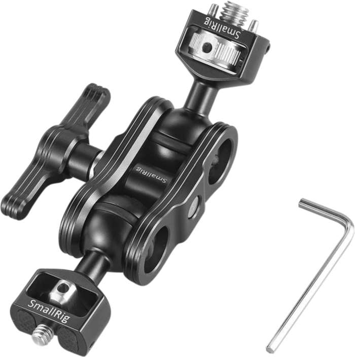 Smallrig 2115 Magic Arm Double Ballheads | arri pins | 1/4"