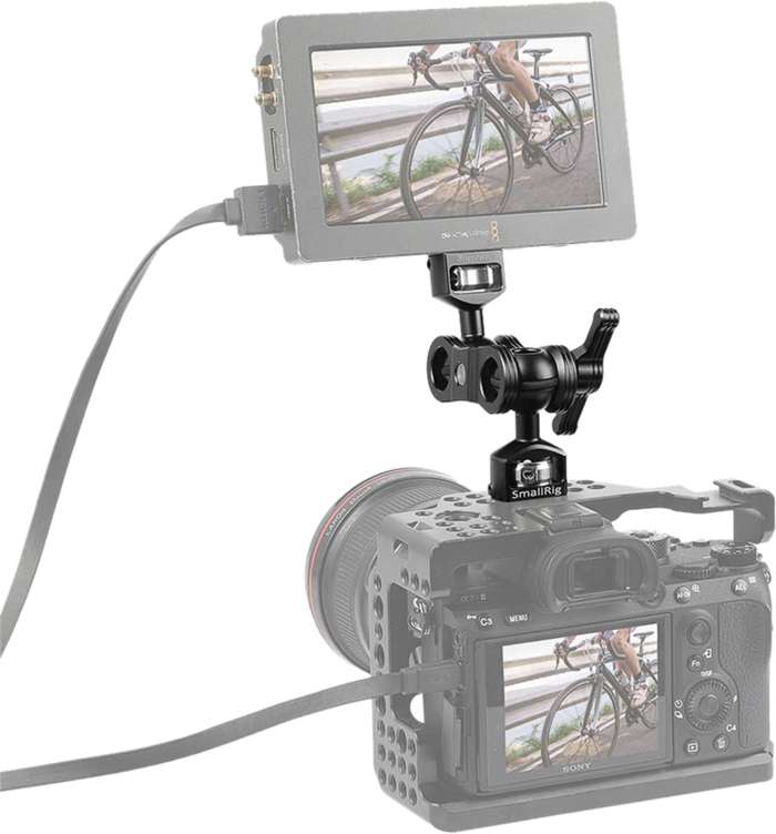 Smallrig 2115 Magic Arm Double Ballheads | arri pins | 1/4"