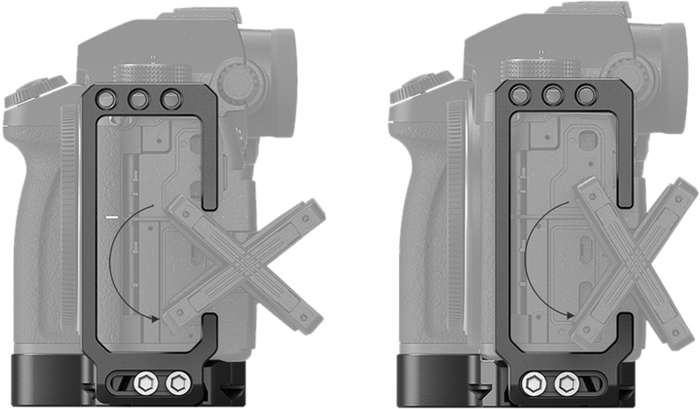Smallrig 2984 L-Bracket for Panasonic S5 | L-plate pro Panasonic S5