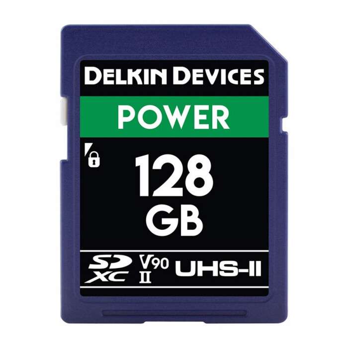 Delkin SD Power 2000X UHS-II U3 (V90) R300/W250 128GB | SD karta