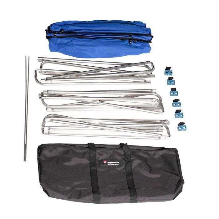 Manfrotto ChromaKey FX 4x2.9m Background Kit Blue | klíčovací panoramatické pozadí  | MLBG4301KB