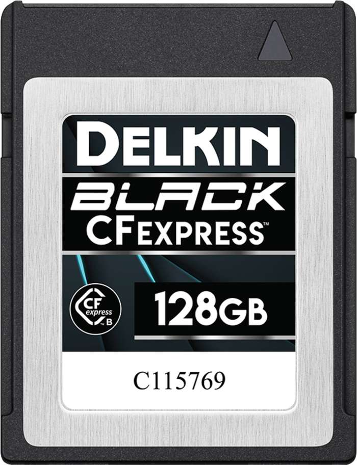 Delkin CFexpress BLACK R1760/W1710 128GB | CFexpress B karta