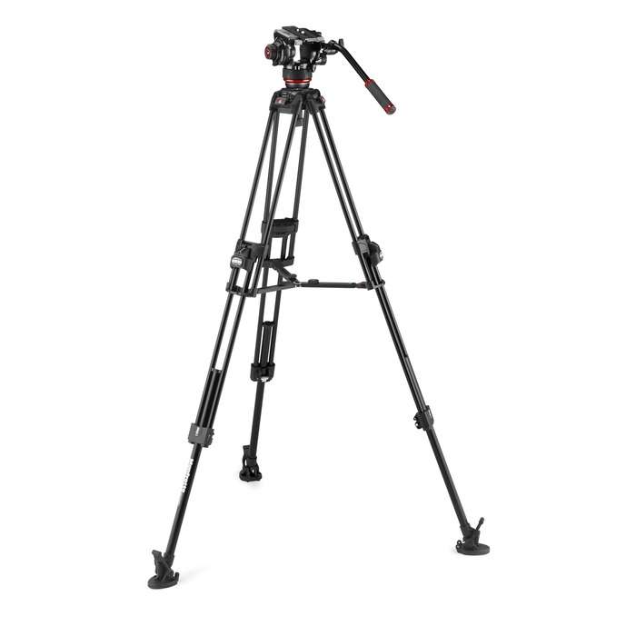 Manfrotto 504X  Alu Fast Twin Tripod | MVK504XTWINFA | Video stativ s hlavou 504X