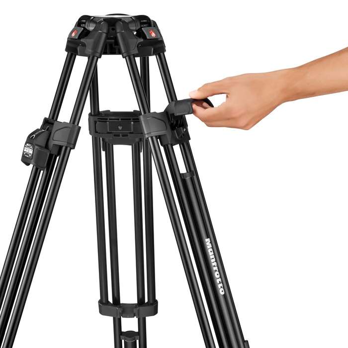 Manfrotto 504X  Alu Fast Twin Tripod | MVK504XTWINFA | Video stativ s hlavou 504X