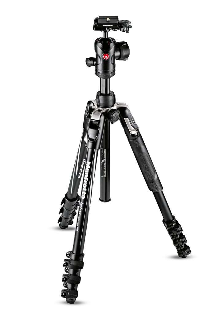 Manfrotto Befree Advanced MKBFRLA4BK-BH | stativ s pákovými zámky