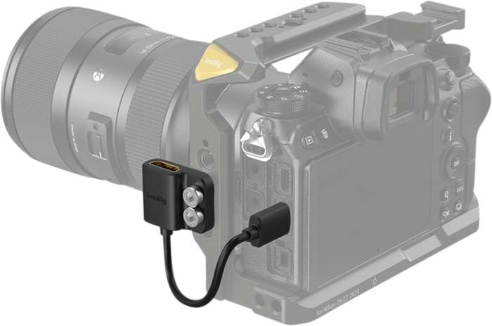 SmallRig 3020 HDMI Adpt Cable Ultra Slim 4K | Standard (A) F / na Mini (C) M