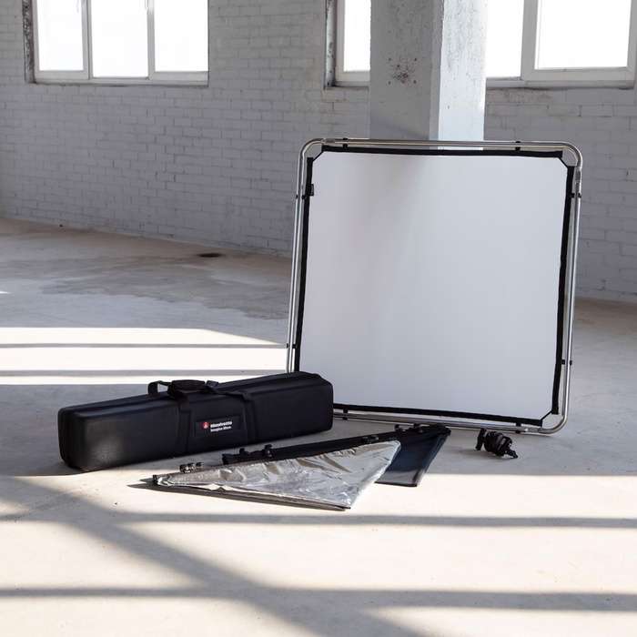 Manfrotto Pro Scrim All In One Kit Small | Set rámu s odraznými deskami 1,1 x 1,1 m | MLLC1101K