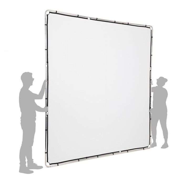 Manfrotto Pro Scrim All In One Kit Extra Large | Set rámu s odraznými deskami 2,9 x 2,9 m | MLLC3301K