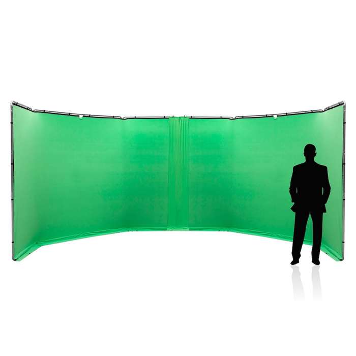 Lastolite Panoramic Studiolink Connection Kit 2.3m Chroma Key Green | Klíčovací panoramatické pozadí | LL LB7945