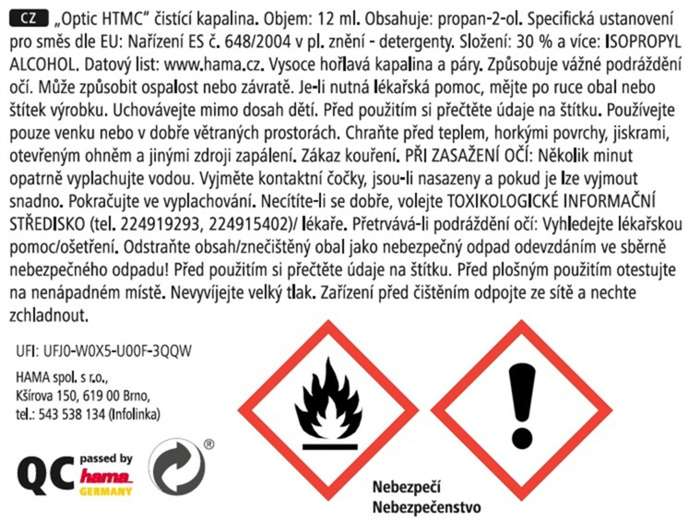 Hama  Optic HTMC Dust Ex | set na čištění optiky
