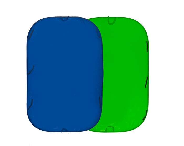 Lastolite Collapsible Reversible 1.8 x 2.1m Chroma Key Green & Blue | Klíčovací pozadí | LL LC5987