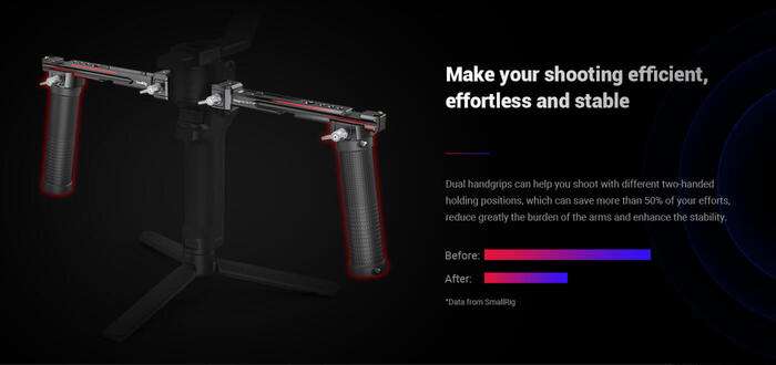 Smallrig 3027 Dual Handgrip  pro  Ronin RS2/RSC2