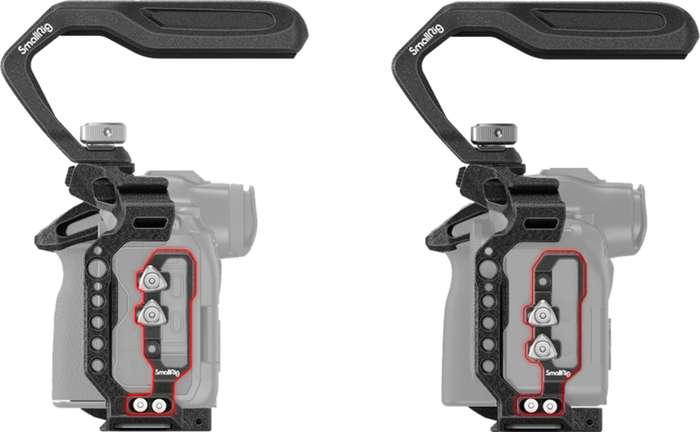 SmallRig 3234 “Black Mamba” Kit for EOS R5 & R6 | souprava klec + rukojeť + kabelová svorka