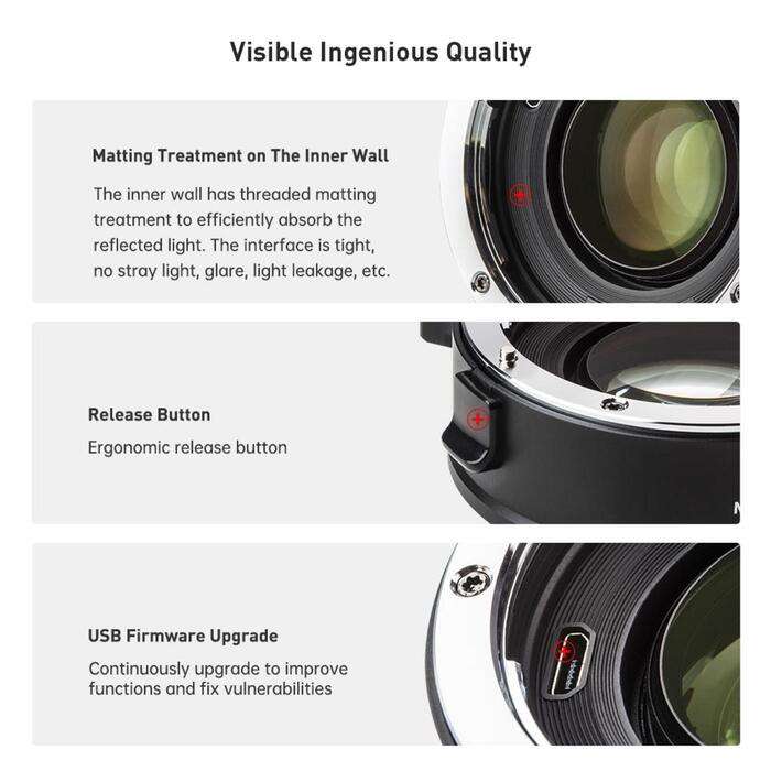 Viltrox EF-Z2 speedbooster | Canon EF na Nikon Z DX