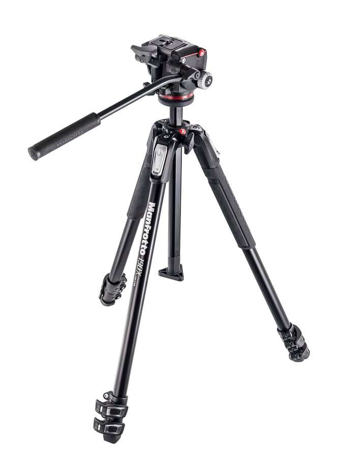 Manfrotto 190X aluminium 3-Section Tripod with XPR | MK190X3-2W | stativ s hlavou XPRO