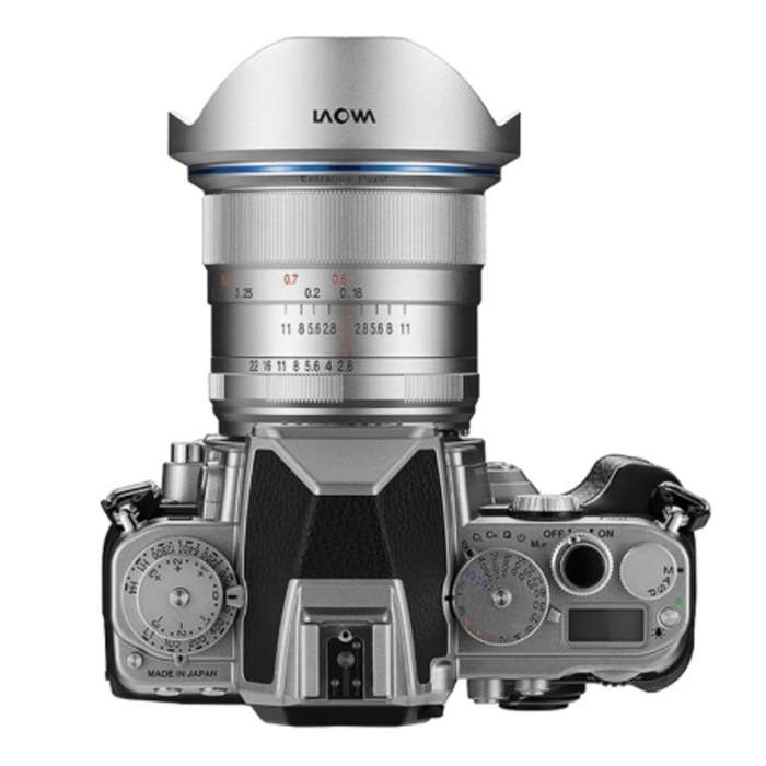 Laowa 12 mm f/2.8 Zero-D pro Nikon F stříbrná