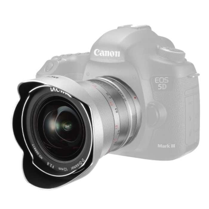 Laowa 12 mm f/2.8 Zero-D pro Canon EF stříbrná