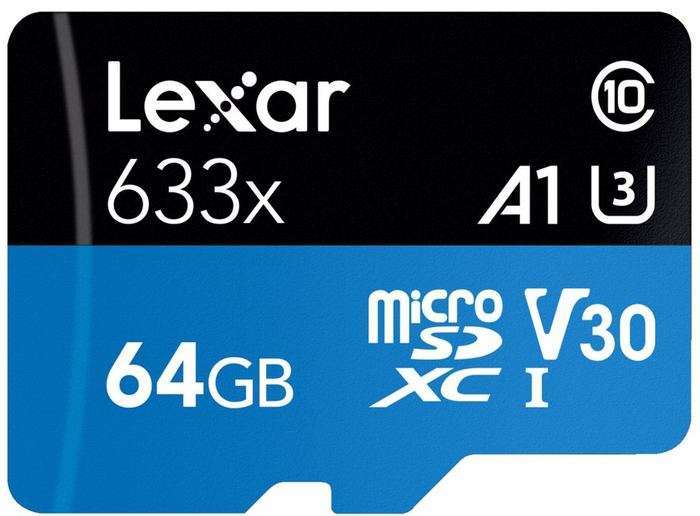 Lexar 633x Micro SDHC 64 GB