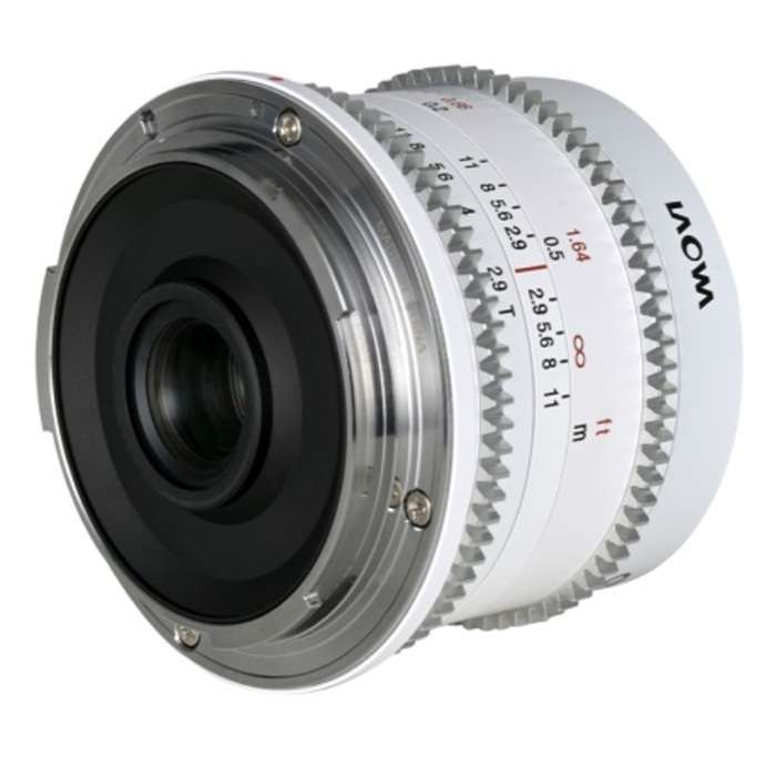 Laowa 9 mm T/2,9 Zero-D Cine pro Canon RF bílá