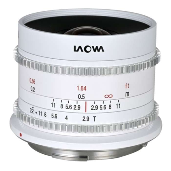 Laowa 9 mm T/2,9 Zero-D Cine pro Canon RF bílá
