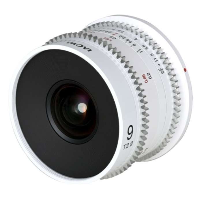 Laowa 9 mm T/2,9 Zero-D Cine pro Canon RF bílá