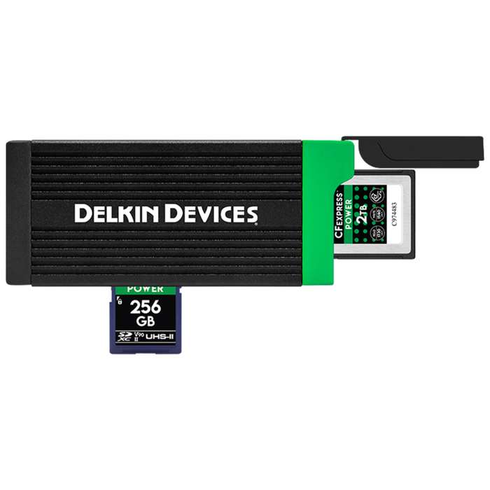 Delkin čtečka CFexpress Type B & SD UHS-II