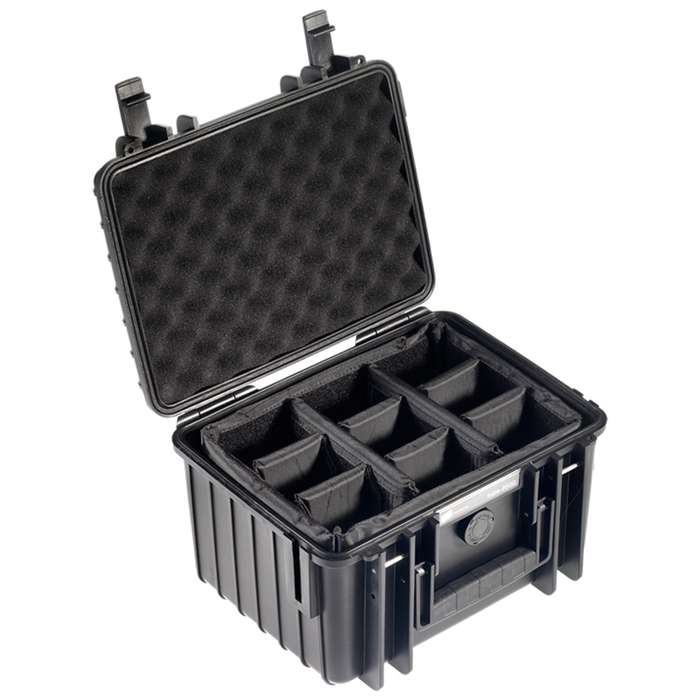 BW Outdoor Cases Type 2000 BLK RPD (s přepážkami)