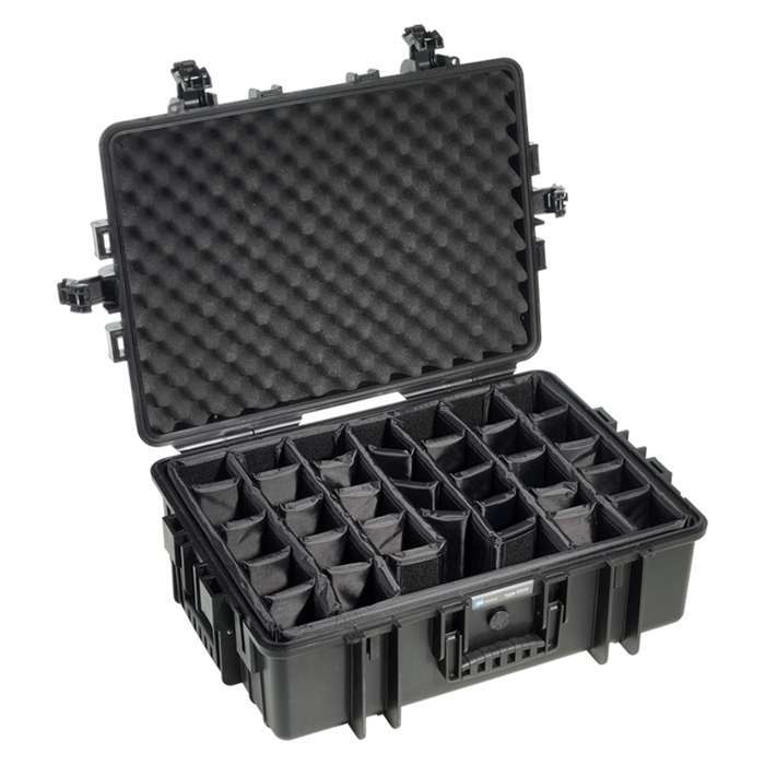 BW Outdoor Cases Type 6500 BLK RPD (s přepážkami)