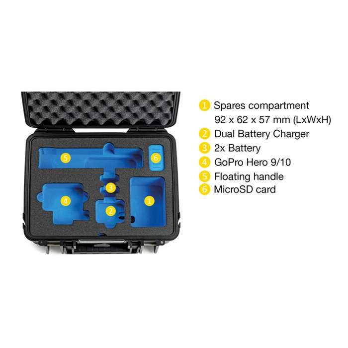 BW Outdoor Case Type 1000 for GoPro Hero 9 | 10 | 11 | 12