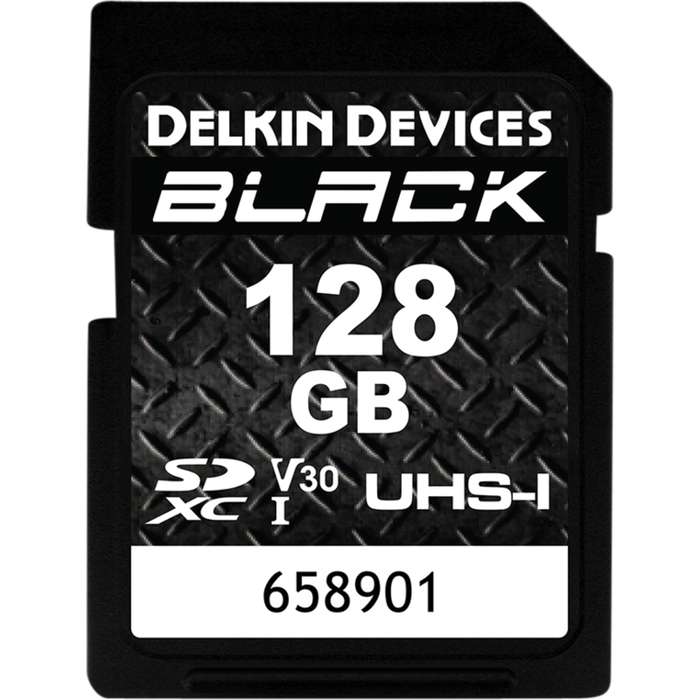 Delkin SD BLACK Rugged UHS-I (V30) R90/W90 128GB