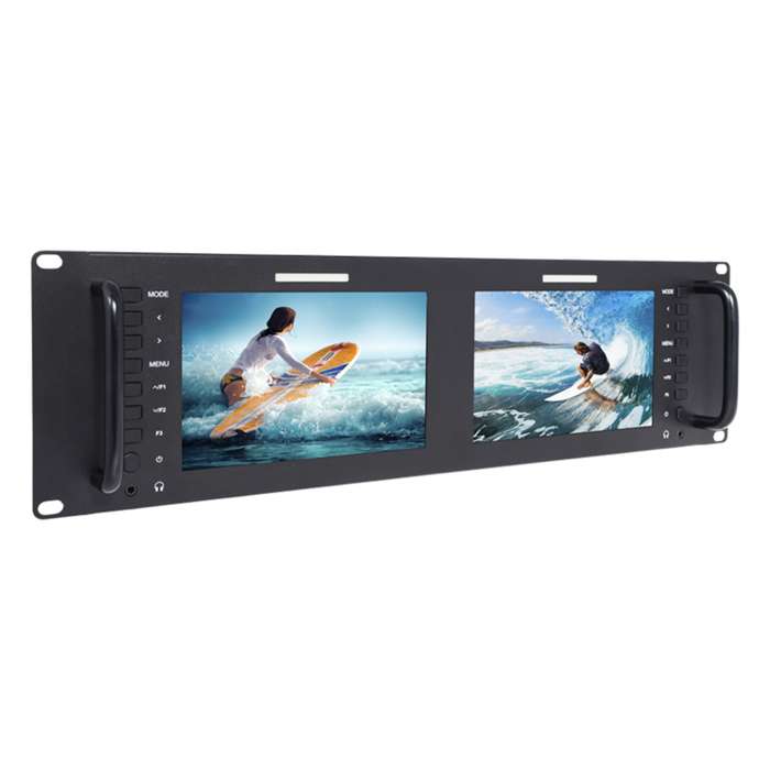 SeeTec monitor D71-H (Dual 7" 3RU) 2*7"