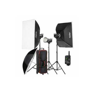 Godox MS300-D, 3x blesk MS300 300Ws s příslušenstvím