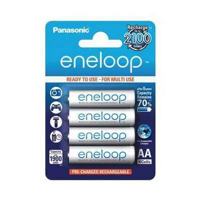 Panasonic Eneloop AA baterie 1900 mAh 4 ks