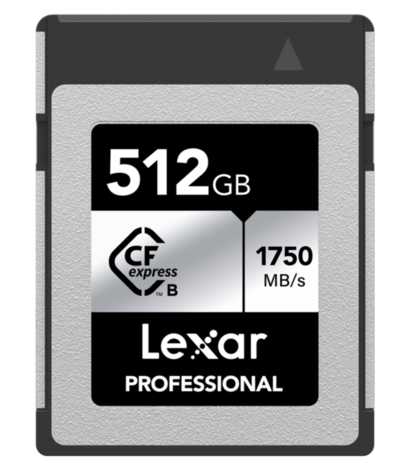 Lexar CFexpress Pro Silver Serie R1750 W1300 512GB | Karta