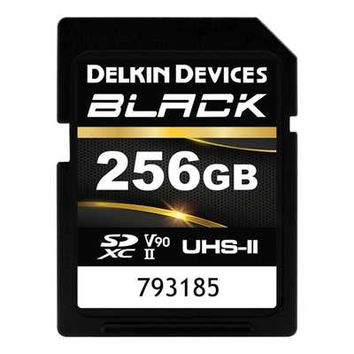 Delkin SD BLACK Rugged UHS-II (V90) R300/W250 256GB